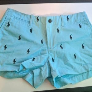 Cute turquoise ralph lauren shorts